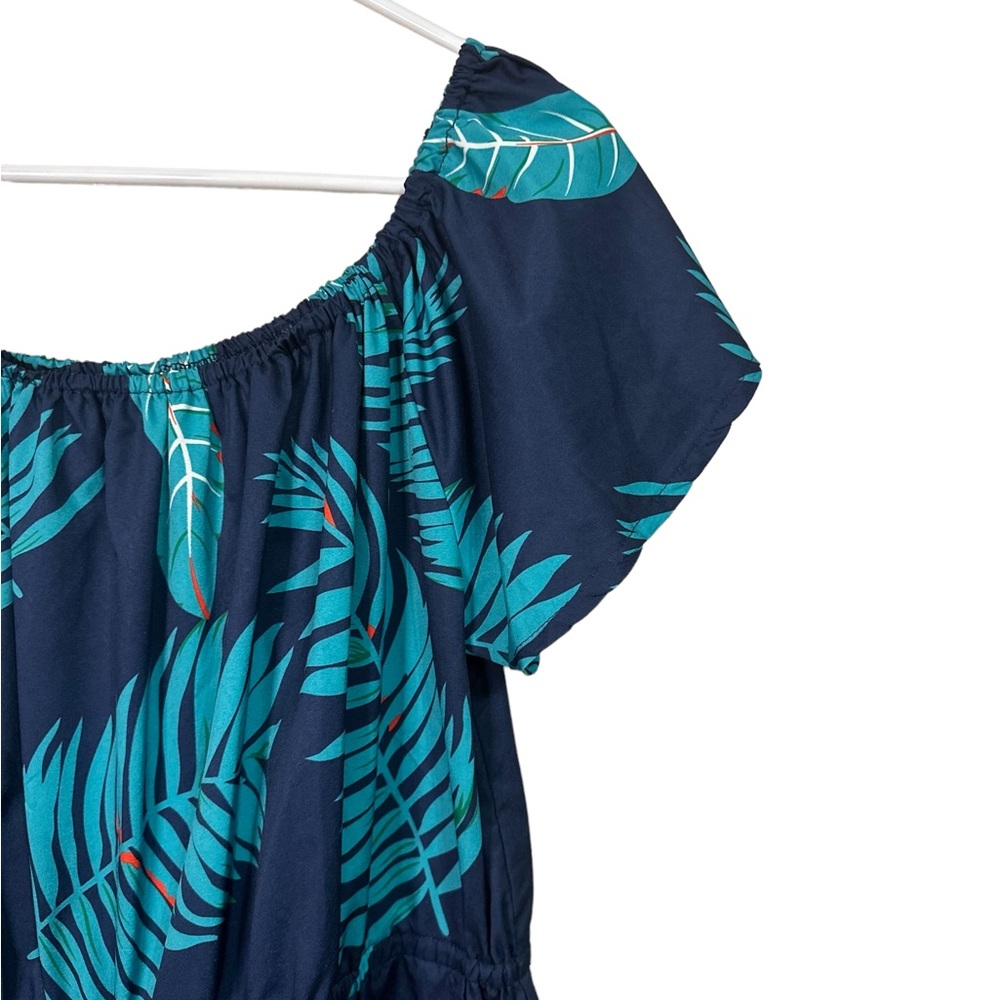Handemaid Teal and Blue Romper Large - Picture 5 of 7